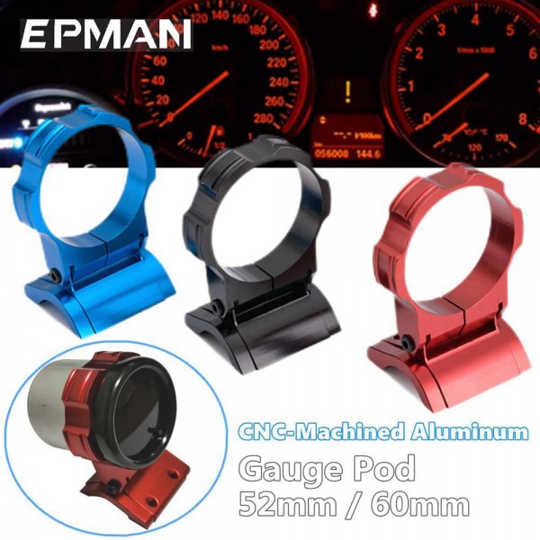 EPMAN 52mm/60mm Universal Gauge Pod Holder Dash Mount 2" /2.36
